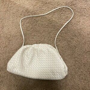 Cream woven bag